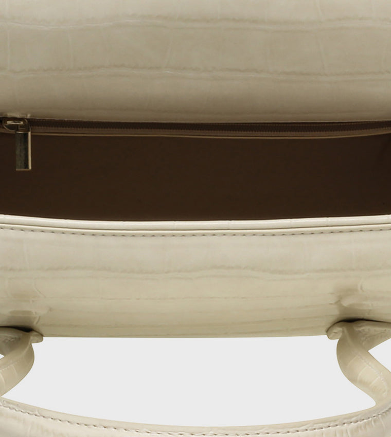 Bhex-c White/Gold Women's Satchel Bag - view 2