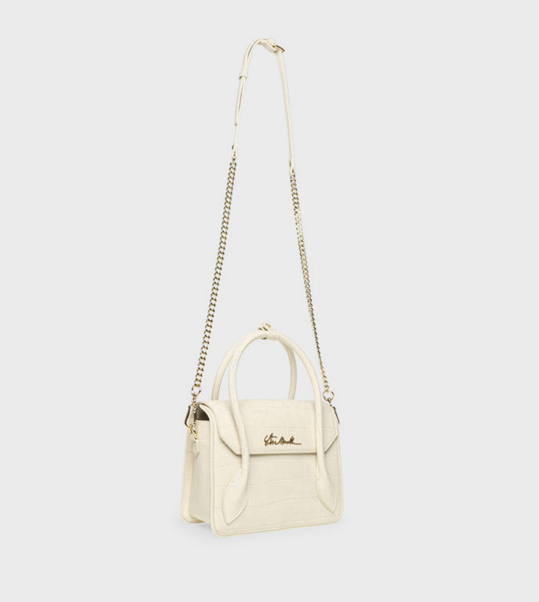 Bhex-c White/Gold Women's Satchel Bag - view 3