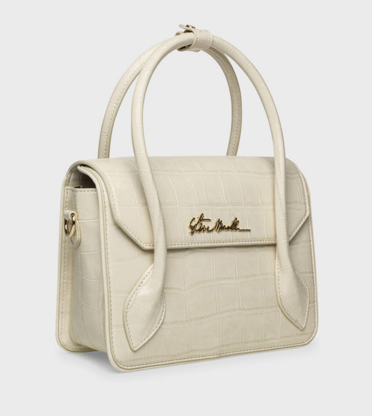 Bhex-c White/Gold Women's Satchel Bag - view 4