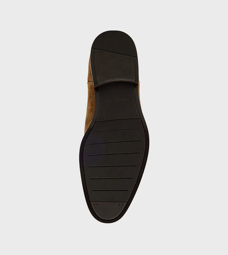 Bromptonn Tan Leather Men's Chelsea Boots - view 4