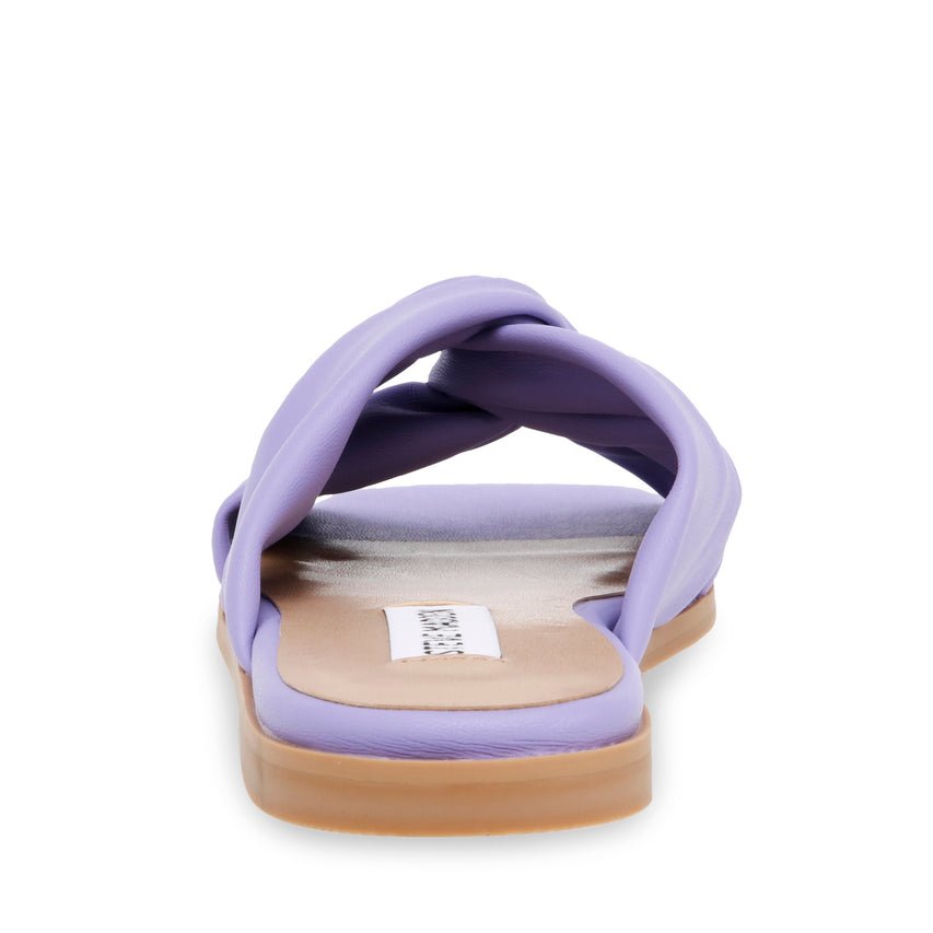 HOORAY LAVENDER BLOOMS FLAT SANDALS