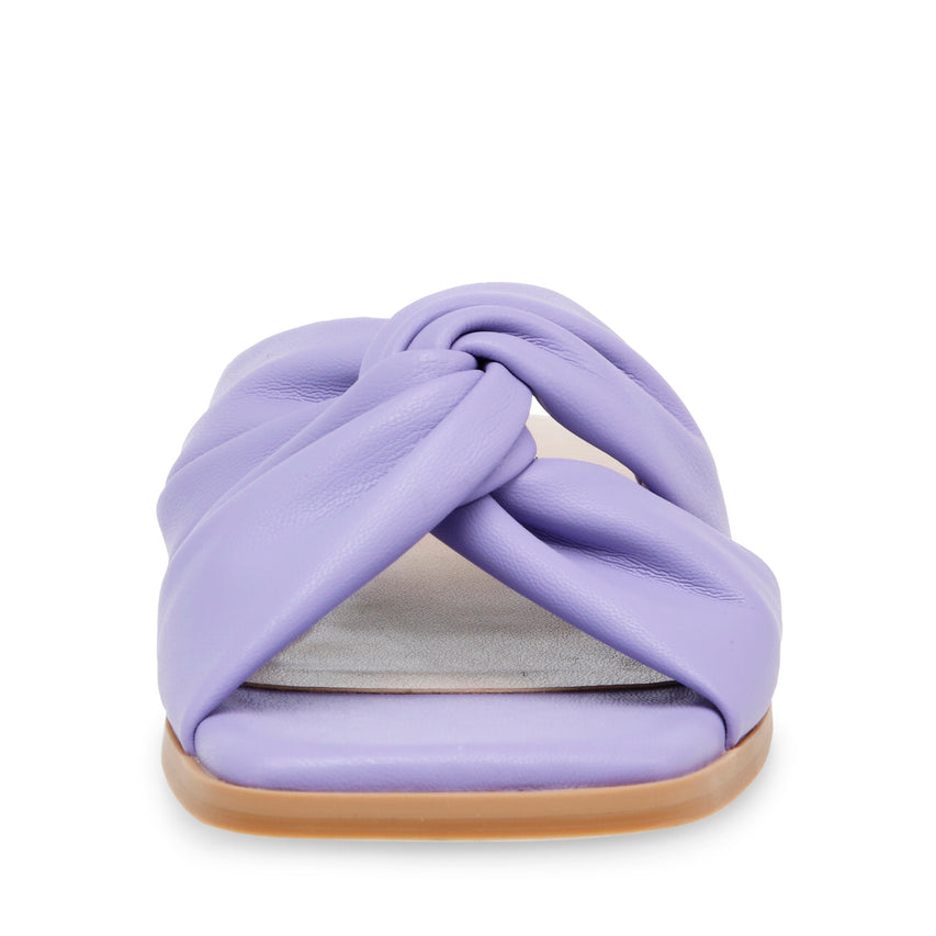 HOORAY LAVENDER BLOOMS FLAT SANDALS